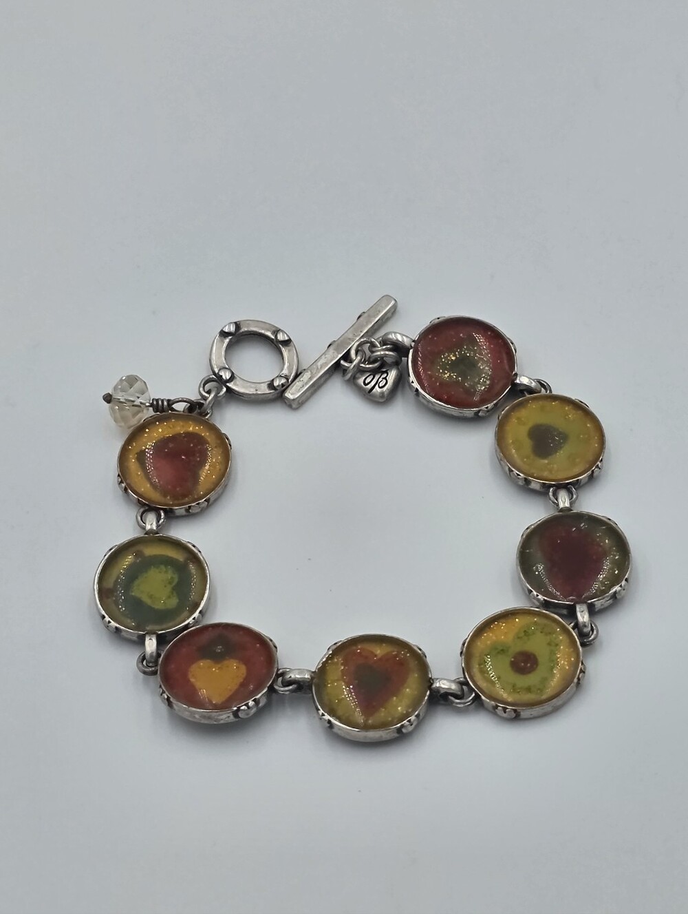 Brighton "Queen of Hearts" Vintage Retired‎ toggle bracelet